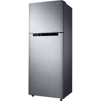 Samsung Tmf Refrigerator, Twin Cooling PlUS, Tempered Glass Shelves, Dit Silver Finish, 384 Litres, 20 Year Warranty on Digital Inverter Compressor