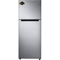 Samsung Tmf Refrigerator, Twin Cooling PlUS, Tempered Glass Shelves, Dit Silver Finish, 384 Litres, 20 Year Warranty on Digital Inverter Compressor