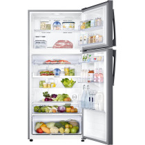 Samsung 720 Liters, 500L Net Top Mount Refrigerator, RT50K6357SL/AE, Easy Clean Steel, Twin Cooling Plus, 20 Year Warranty on Digital Inverter Compressor