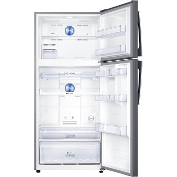 Samsung 720 Liters, 500L Net Top Mount Refrigerator, RT50K6357SL/AE, Easy Clean Steel, Twin Cooling Plus, 20 Year Warranty on Digital Inverter Compressor