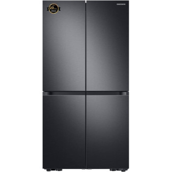 Samsung 602 Liters Net Capacity French side by side Refrigerator, RF65A90TEB1/AE, Black DOI, Triple Cooling Precise Cooling, 20 Year Warranty on Digital Inverter Compressor
