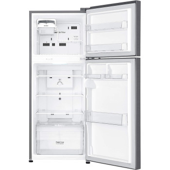 LG 234 Liters Top Mount Refrigerator With Smart Inverter Compressor, Platinum Silver - GR-C345SLBB, 1 Year Warranty