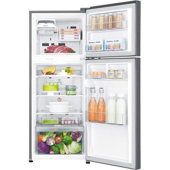 LG 234 Liters Top Mount Refrigerator With Smart Inverter Compressor, Platinum Silver - GR-C345SLBB, 1 Year Warranty