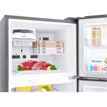 LG 234 Liters Top Mount Refrigerator With Smart Inverter Compressor, Platinum Silver - GR-C345SLBB, 1 Year Warranty