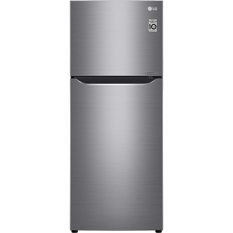 LG 234 Liters Top Mount Refrigerator With Smart Inverter Compressor, Platinum Silver - GR-C345SLBB, 1 Year Warranty