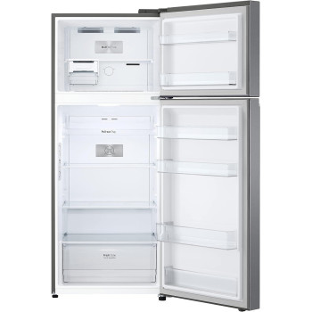 LG 395 Liter Top Mount New Smart Inverter Refrigerator, Door Cooling+, Multi Air Flow, Dark Graphite Steel Color - GN-B512PQGB