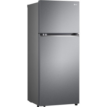 LG 395 Liter Top Mount New Smart Inverter Refrigerator, Door Cooling+, Multi Air Flow, Dark Graphite Steel Color - GN-B512PQGB