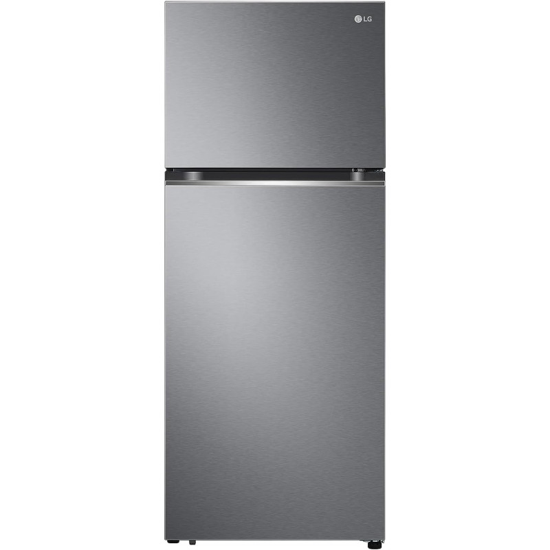 LG 395 Liter Top Mount New Smart Inverter Refrigerator, Door Cooling+, Multi Air Flow, Dark Graphite Steel Color - GN-B512PQGB