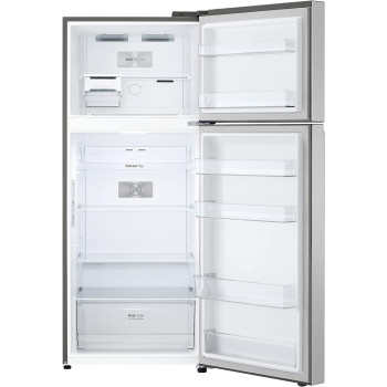 LG 375 Liter Top Mount New Smart Inverter Refrigerator, Platinum Silver Color - GN-B482PLGB
