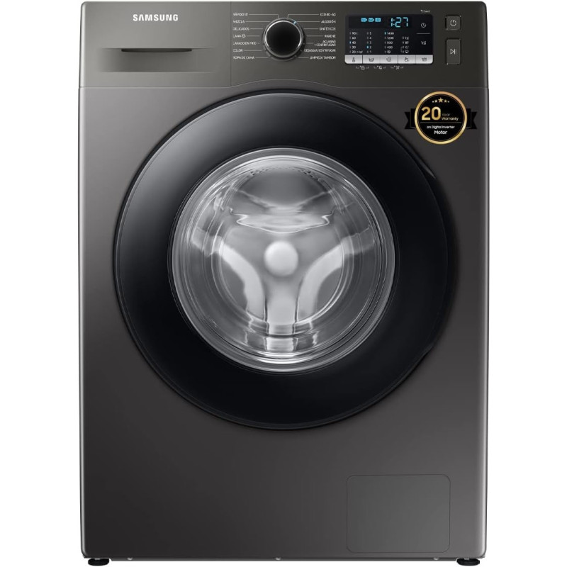 Samsung 8Kg Front Load Washing Machine With Ecobubble, Hygiene Steam And Digital Inverter Technology, 20 Year Warranty on Digital Inverter Motor