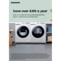 Samsung Front Load Condenser Tumble Dryer With Heat Pump, 8Kg - DV80T5220AX/S1