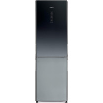 Hitachi 410L Gross Bottom Mount Double Door Refrigerator RBG410PUK6XXGR, 10 Year Warranty on Inverter Compressor, Gradation Gray