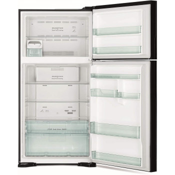 Hitachi 760L Gross Top Mount Double Door Refrigerator RV760PUK7K1BSL, 10 Year Warranty on Inverter Compressor, Silver