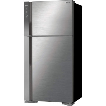 Hitachi 760L Gross Top Mount Double Door Refrigerator RV760PUK7K1BSL, 10 Year Warranty on Inverter Compressor, Silver