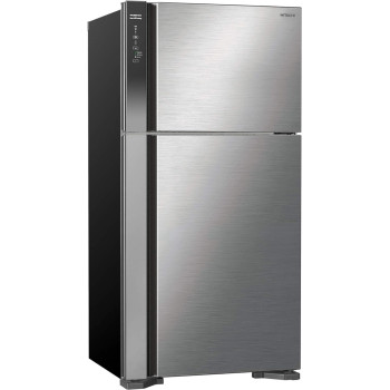 Hitachi 760L Gross Top Mount Double Door Refrigerator RV760PUK7K1BSL, 10 Year Warranty on Inverter Compressor, Silver