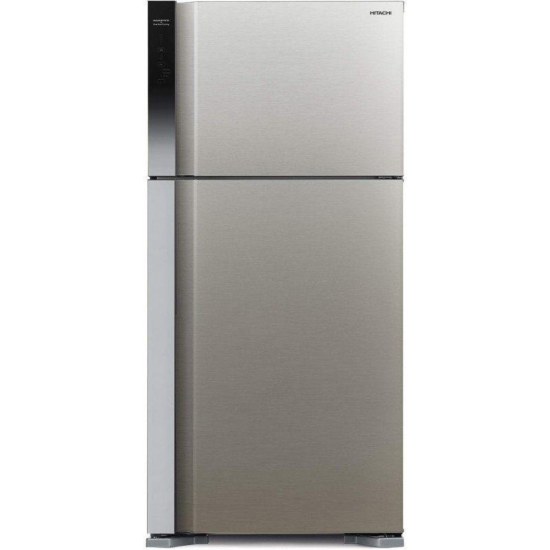 Hitachi 760L Gross Top Mount Double Door Refrigerator RV760PUK7K1BSL, 10 Year Warranty on Inverter Compressor, Silver