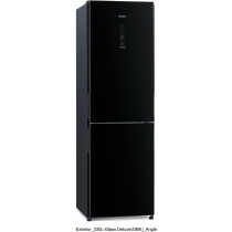 Hitachi 410L Gross Bottom Mount Double Door Refrigerator RBG410PUK6XGBK, 10 Year Warranty on Inverter Compressor, Glass Black