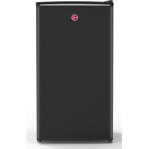 Hoover 118 Liters Single Door Refrigerator, Compact Small Size Free Standing Fridge, Best for Mini Bar, Home, Office, Bedroom, Kids Room, Black Color, HSD-K118-B