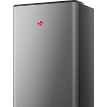 Hoover 200 Liters Single Door Refrigerator with Separate Chiller Compartment, Medium Size Freestanding Fridge Silver - HSD-H200-S