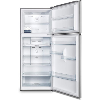 Hisense 488 Liter Refrigerator Double Door Top Mount Silver Model RT488N4ASU, Min 1 year manufacturer warranty