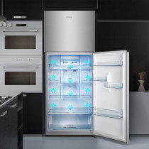 Hisense 488 Liter Refrigerator Double Door Top Mount Silver Model RT488N4ASU, Min 1 year manufacturer warranty
