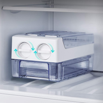 Hisense 488 Liter Refrigerator Double Door Top Mount Silver Model RT488N4ASU, Min 1 year manufacturer warranty