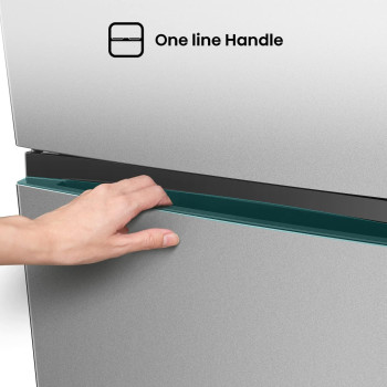 Hisense Refrigerator 264 Liter Top Mount Double Door Silver Model Rt264N4Dgn, Min 1 year manufacturer warranty