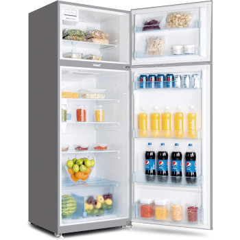 Milton 600 Liter Top Mount Refrigerator Double Door Inverter Compressor Silver Colour, Model - MRF600-1 Year Full & 10 Warranty