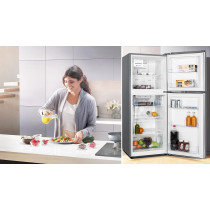 Milton 600 Liter Top Mount Refrigerator Double Door Inverter Compressor Silver Colour, Model - MRF600-1 Year Full & 10 Warranty