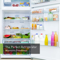 Panasonic 750 Liters Top Mount Refrigerator, Silver  NRBC752VS, Min 1 year manufacturer warranty