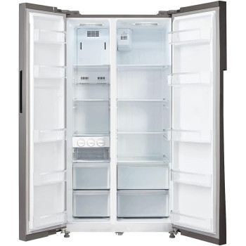 Panasonic 700 Liters, Side By Side Refrigerator, Stainless Steel Finish- NR-BS703MS, 10 Year Compressor Warranty