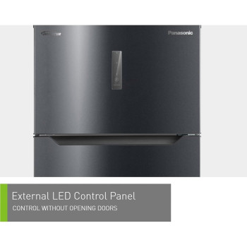 Panasonic 833 Liters Top Mount Refrigerator, NR-BC833VSAE, Silver, 1 Year Warranty