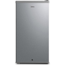 Midea 120L Single Door Refrigerator with Separate Chiller Compartment, 2L Bottle Holder, Adjustable Legs, 5 Year Compressor Warranty, Mini Fridge for Kitchen, Bedroom, Office and Bar, MDRD133FGE