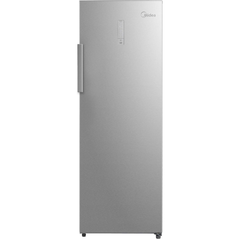 Midea 312 Liters Convertible Upright Freezer, Frost Free with Quick Freeze Technology, Converted from Freezer to Refrigerator with One Click Button, Large Capacity Fridge/Freezer, Silver, HS312FWES