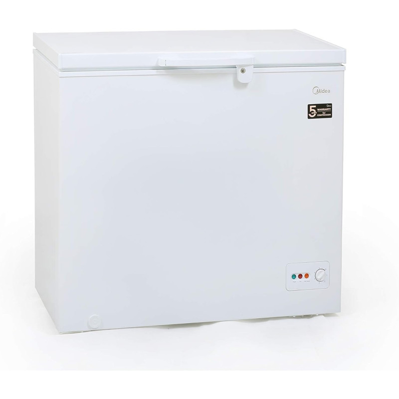 Midea 324 Liters Chest Freezer White, Hs324Cn- 1 Year Full And 5 Years Compressor Warranty