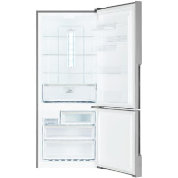 Electrolux 453 Liters Bottom Mount Refrigerator, Nutrifresh Inverter, Total No Frost Double Door Fridge & Freezer with Internal LED light, Silver, EBE4500B-A RAE, Min 1 year manufacturer warranty