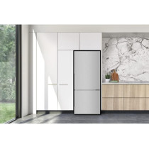 Electrolux 453 Liters Bottom Mount Refrigerator, Nutrifresh Inverter, Total No Frost Double Door Fridge & Freezer with Internal LED light, Silver, EBE4500B-A RAE, Min 1 year manufacturer warranty