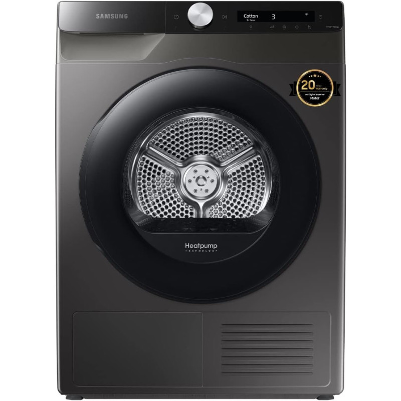 Samsung 9Kg Dryer With Ai Control, Reversible Door And Wrinkle Prevent, 20 Year Warranty on Digital Inverter Motor