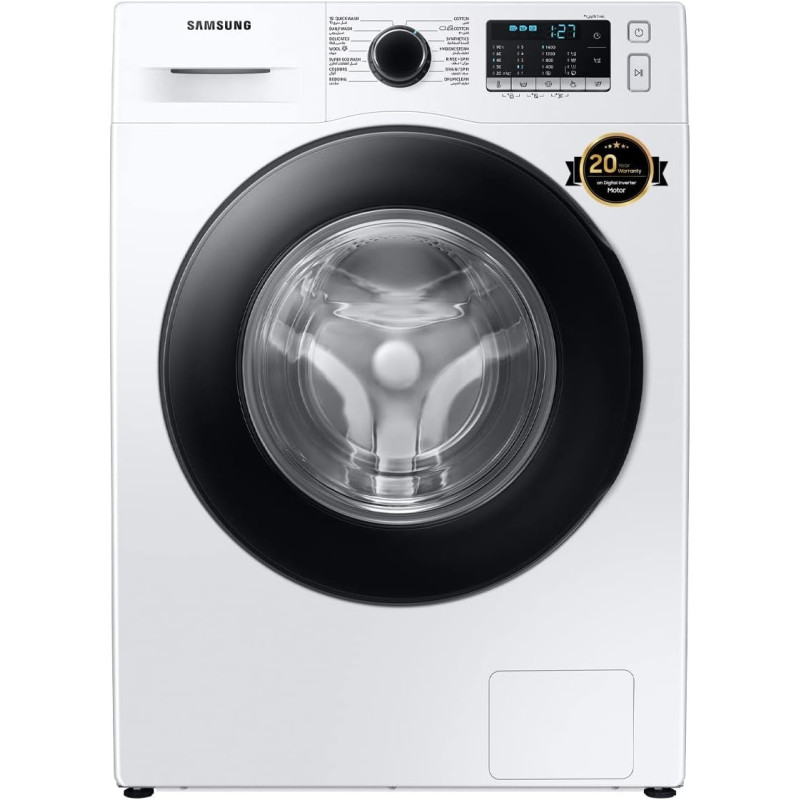 Samsung 9Kg Front Load Washing Machine With Ecobubble, Hygiene Steam And Digital Inverter Technology, 20 Year Warranty on Digital Inverter Motor