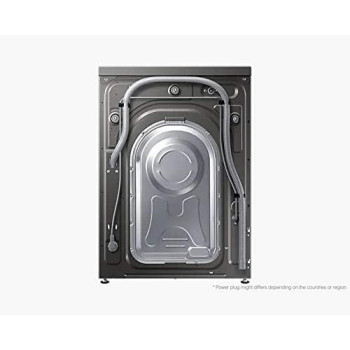 Samsung 9Kg Front Load Washing Machine 1400 RPM With Ecobubble, Color Silver Model - WW90TA046A (International Version)