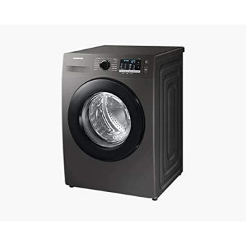 Samsung 9Kg Front Load Washing Machine 1400 RPM With Ecobubble, Color Silver Model - WW90TA046A (International Version)