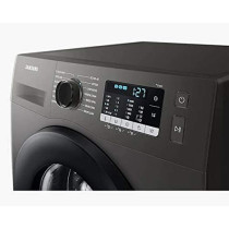 Samsung 9Kg Front Load Washing Machine 1400 RPM With Ecobubble, Color Silver Model - WW90TA046A (International Version)
