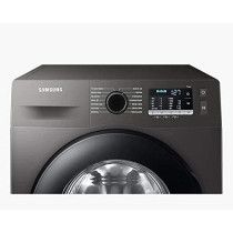 Samsung 9Kg Front Load Washing Machine 1400 RPM With Ecobubble, Color Silver Model - WW90TA046A (International Version)