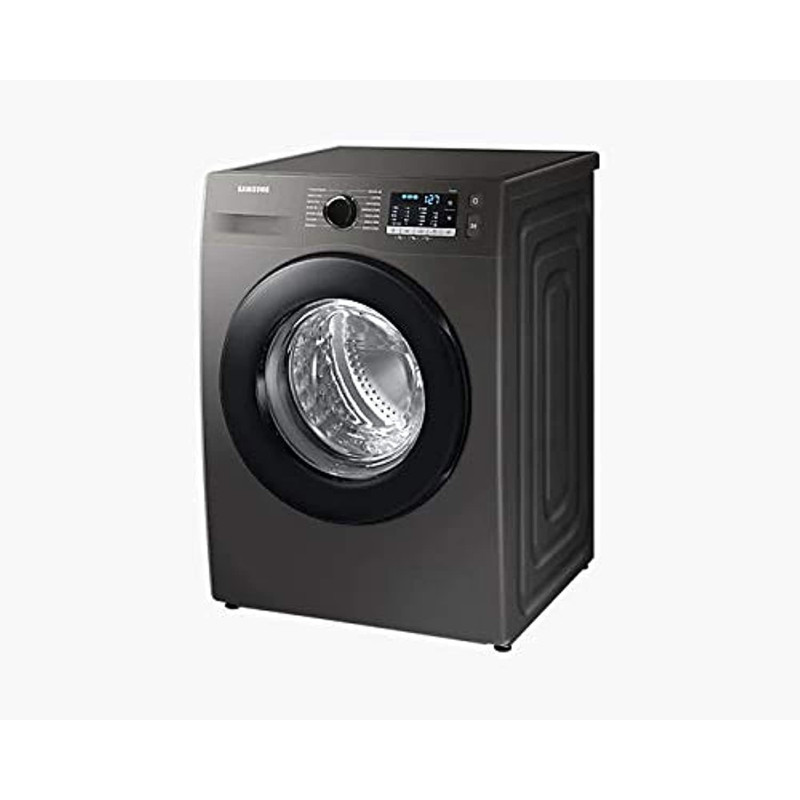 Samsung 9Kg Front Load Washing Machine 1400 RPM With Ecobubble, Color Silver Model - WW90TA046A (International Version)