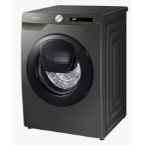 Samsung 9 Kg Front Load Washer With AI Control 1400 RPM With Ecobubble, 15 Quick Wash Color Silver Model - WW90T554DAN - (International Version)