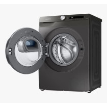 Samsung 9 Kg Front Load Washer With AI Control 1400 RPM With Ecobubble, 15 Quick Wash Color Silver Model - WW90T554DAN - (International Version)