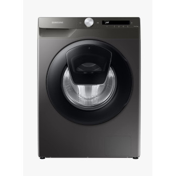 Samsung 9 Kg Front Load Washer With AI Control 1400 RPM With Ecobubble, 15 Quick Wash Color Silver Model - WW90T554DAN - (International Version)