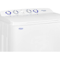 Super General 10 kg Twin-tub Semi-Automatic Washing Machine, White, efficient Top-Load Washer with Low noise gear box, Spin-Dry, SGW-1056-N, 84 x 49 x 92 cm, 1 Year Warranty