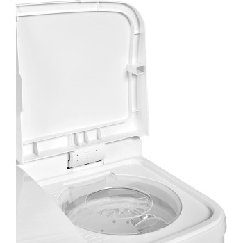 Super General 10 kg Twin-tub Semi-Automatic Washing Machine, White, efficient Top-Load Washer with Low noise gear box, Spin-Dry, SGW-1056-N, 84 x 49 x 92 cm, 1 Year Warranty