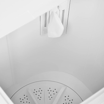 Super General 5 kg Twin-tub Semi-Automatic Washing Machine, White, efficient Top-Load Washer with Lint Filter, Spin-Dry, SGW-50, 70.9 x 40.2 x 85.5 cm, 1 Year Warranty